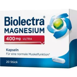 BIOLECTRA Magnijs 400 mg ultra kapsulas, 20 gab