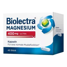 BIOLECTRA Magnijs 400 mg ultra kapsulas, 40 gab