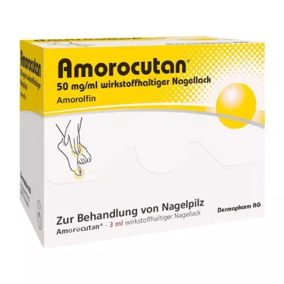 AMOROCUTAN 50 mg/ml nagu laka, kas satur aktīvo vielu, 3 ml AMOROCUTAN 50 mg/ml nagu laka, kas satur aktīvo vielu, 3 ml