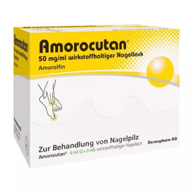 Amorocutan® 50 mg/ml aktīvā nagu laka, 6 ml Amorocutan® 50 mg/ml aktīvā nagu laka, 6 ml