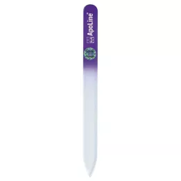 APOLINE Nagu vīle stikla 14 cm violeta, 1 gab