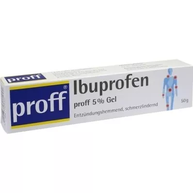 IBUPROFEN proff 5% gēls, 50 g