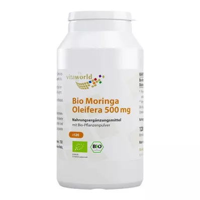 MORINGA OLEIFERA 500 mg kapsulas, 120 gab