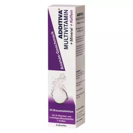 ADDITIVA Multivit. +Mineral+Coff.Pineapple R Br. tabletes, 20 gab