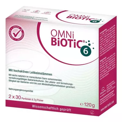 Omni Biotic 6 pulveris, 2X60 g Omni Biotic 6 pulveris, 2X60 g