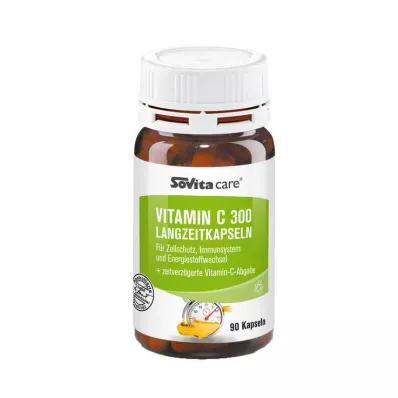 Sovita care Vitamīns C 300 ilgstošas kapsulas, 90 gab Sovita care Vitamīns C 300 ilgstošas kapsulas, 90 gab