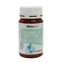 SOVITA CARE Kalcijs+D3 tabletes, 100 kapsulas