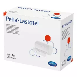 PEHA-LASTOTEL Fiksācijas pārsējs 8 cmx4 m, 20 gab