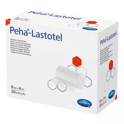 PEHA-LASTOTEL Fiksācijas pārsējs 8 cmx4 m, 20 gab PEHA-LASTOTEL Fiksācijas pārsējs 8 cmx4 m, 20 gab