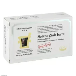 SELEN+ZINK Pharma Nord Dragees, 180 kapsulas