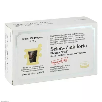 SELEN+ZINK Pharma Nord Dragees, 180 kapsulas SELEN+ZINK Pharma Nord Dragees, 180 kapsulas