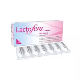 LACTOFEM Pienskābes vaginālas svecītes, 7 gab