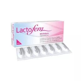 LACTOFEM Pienskābes vaginālas svecītes, 14 gab