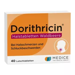 DORITHRICIN Pastilas kaklam, meža ogas, 40 gab