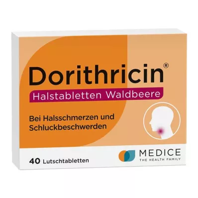 Dorithricin® rīkles tabletes meža ogas sāpēm kaklā, 40 gab Dorithricin® rīkles tabletes meža ogas sāpēm kaklā, 40 gab