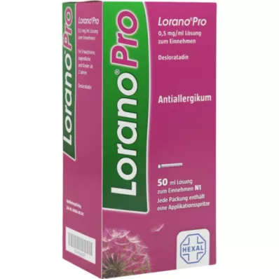 LORANOPRO 0,5 mg/ml perorālais šķīdums, 50 ml