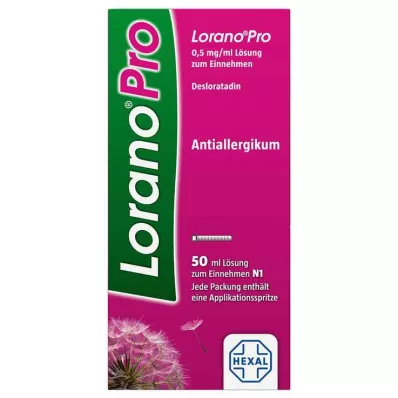 LORANOPRO 0,5 mg/ml perorālais šķīdums, 50 ml LORANOPRO 0,5 mg/ml perorālais šķīdums, 50 ml