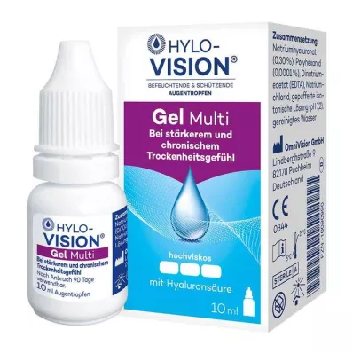 HYLO-VISION Gel multi acu pilieni, 10 ml HYLO-VISION Gel multi acu pilieni, 10 ml