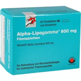 ALPHA-LIPOGAMMA 600 mg apvalkotās tabletes, 60 gab