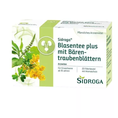 SIDROGA Pūslīšu tēja plus ar lāceņu lapām, 20X2,0 g SIDROGA Pūslīšu tēja plus ar lāceņu lapām, 20X2,0 g