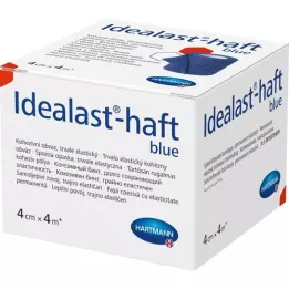 IDEALAST-krāsains pārsējs 4 cmx4 m, zils, 1 gab