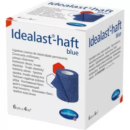 IDEALAST-krāsains pārsējs 6 cmx4 m, zils, 1 gab