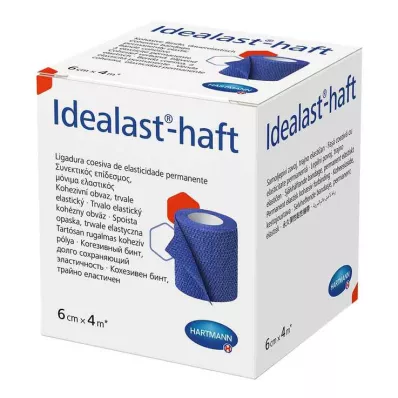 IDEALAST-krāsains pārsējs 6 cmx4 m, zils, 1 gab IDEALAST-krāsains pārsējs 6 cmx4 m, zils, 1 gab