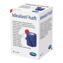IDEALAST-krāsains pārsējs 8 cmx4 m, zils, 1 gab