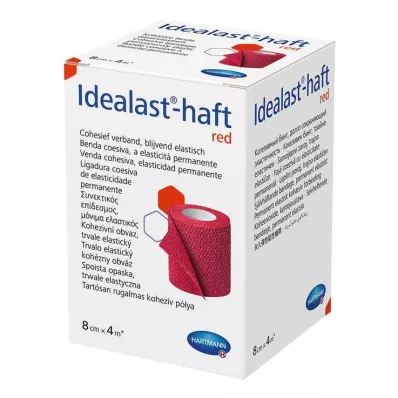 IDEALAST-krāsains pārsējs 8 cmx4 m sarkans, 1 gab IDEALAST-krāsains pārsējs 8 cmx4 m sarkans, 1 gab