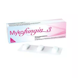 MYKOFUNGIN 3 vaginālas tabletes 200 mg, 3 gab