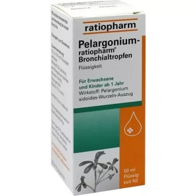 PELARGONIUM-RATIOPHARM Bronhu pilieni, 50 ml