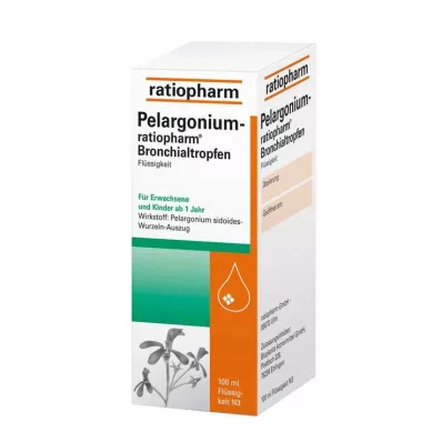 PELARGONIUM-RATIOPHARM Bronhu pilieni, 100 ml PELARGONIUM-RATIOPHARM Bronhu pilieni, 100 ml