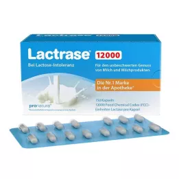 LACTRASE 12 000 FCC Kapsulas, 150 gab