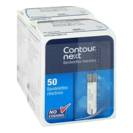 CONTOUR Next Sensors Testa sloksnes, 100 gab