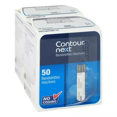 CONTOUR Next Sensors Testa sloksnes, 100 gab CONTOUR Next Sensors Testa sloksnes, 100 gab