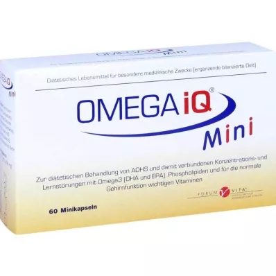 OMEGA IQ Mini kapsulas, 60 gab