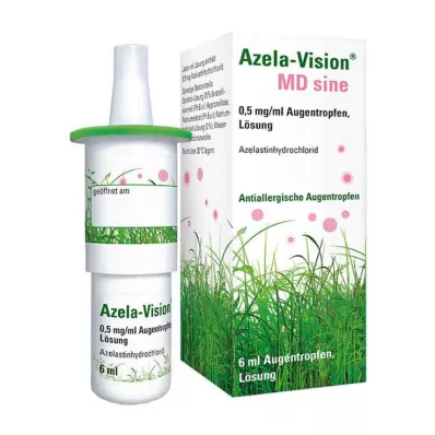 Azela-Vision® MD sine azelastīna acu pilieni, 6 ml Azela-Vision® MD sine azelastīna acu pilieni, 6 ml