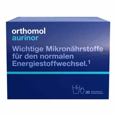 ORTHOMOL aurinor granulas/kapsulas kombipack, 30 gab ORTHOMOL aurinor granulas/kapsulas kombipack, 30 gab