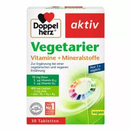 DOPPELHERZ Veģetārie vitamīni + minerālvielas aktīvās, 30 gab