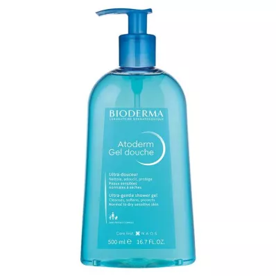 Bioderma Atoderm Gel Douche sausai, jutīgai ādai, 500 ml Bioderma Atoderm Gel Douche sausai, jutīgai ādai, 500 ml