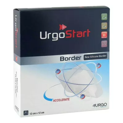 Urgostart Border 12x12 cm putu brūču pārsējs, 10 gab Urgostart Border 12x12 cm putu brūču pārsējs, 10 gab