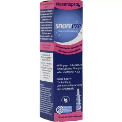 SNOREEZE Krākšanas atvieglošanas deguna aerosols, 10 ml