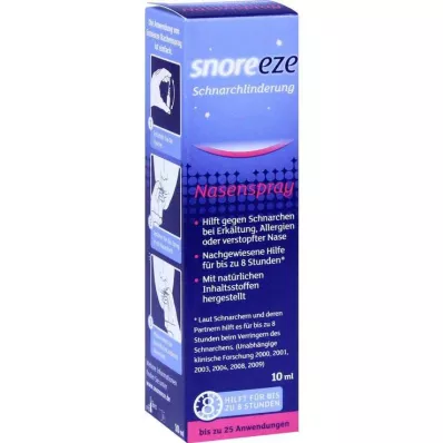 SNOREEZE Krākšanas atvieglošanas deguna aerosols, 10 ml SNOREEZE Krākšanas atvieglošanas deguna aerosols, 10 ml