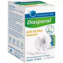 MAGNESIUM DIASPORAL 400 Extra kapsulas, 20 kapsulas