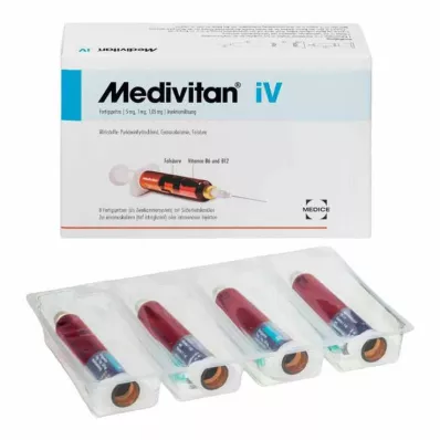 Medivitan® iV pilnšļirces, 8 gab Medivitan® iV pilnšļirces, 8 gab