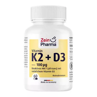 VITAMIN K2 MENAQ7 kapsulas, 60 kapsulas