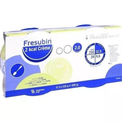 FRESUBIN 2 kcal vaniļas krēms tūbiņā, 4X125 g