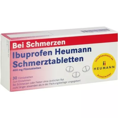 IBUPROFEN Heumann pretsāpju tabletes 400 mg, 30 gab