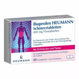 IBUPROFEN Heumann pretsāpju tabletes 400 mg, 30 gab
