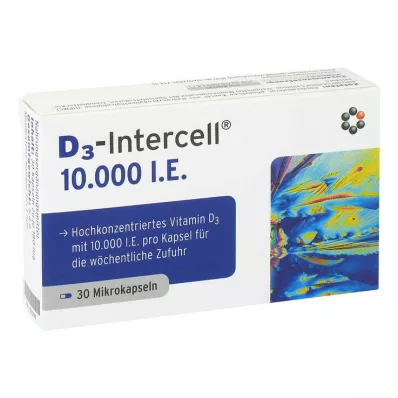 D3-Intercell 10000 SV kapsulas, 30 gab